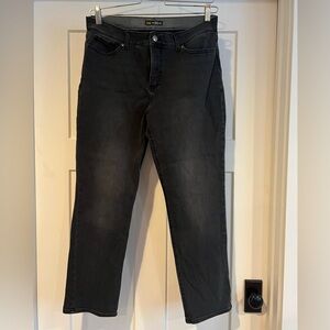 Lee straight leg high rise jeans size 12S